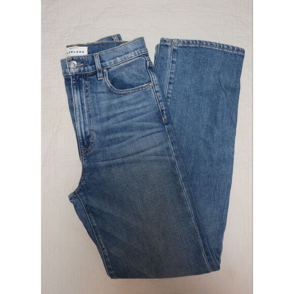 SLVRLAKE high rise straight leg worn in jeans sz 27 - Picture 1 of 8